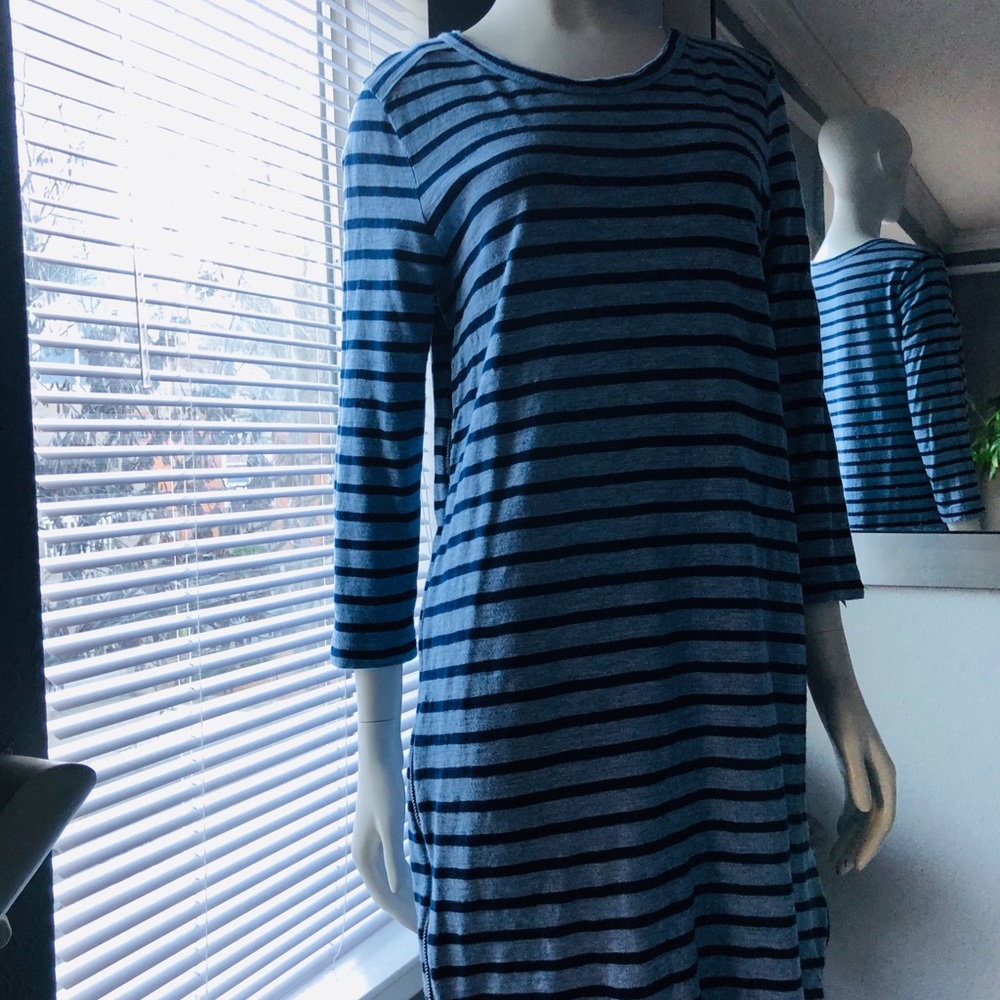 ICrew Stripped Zip dress